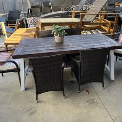 Patio Dining Set 7pc