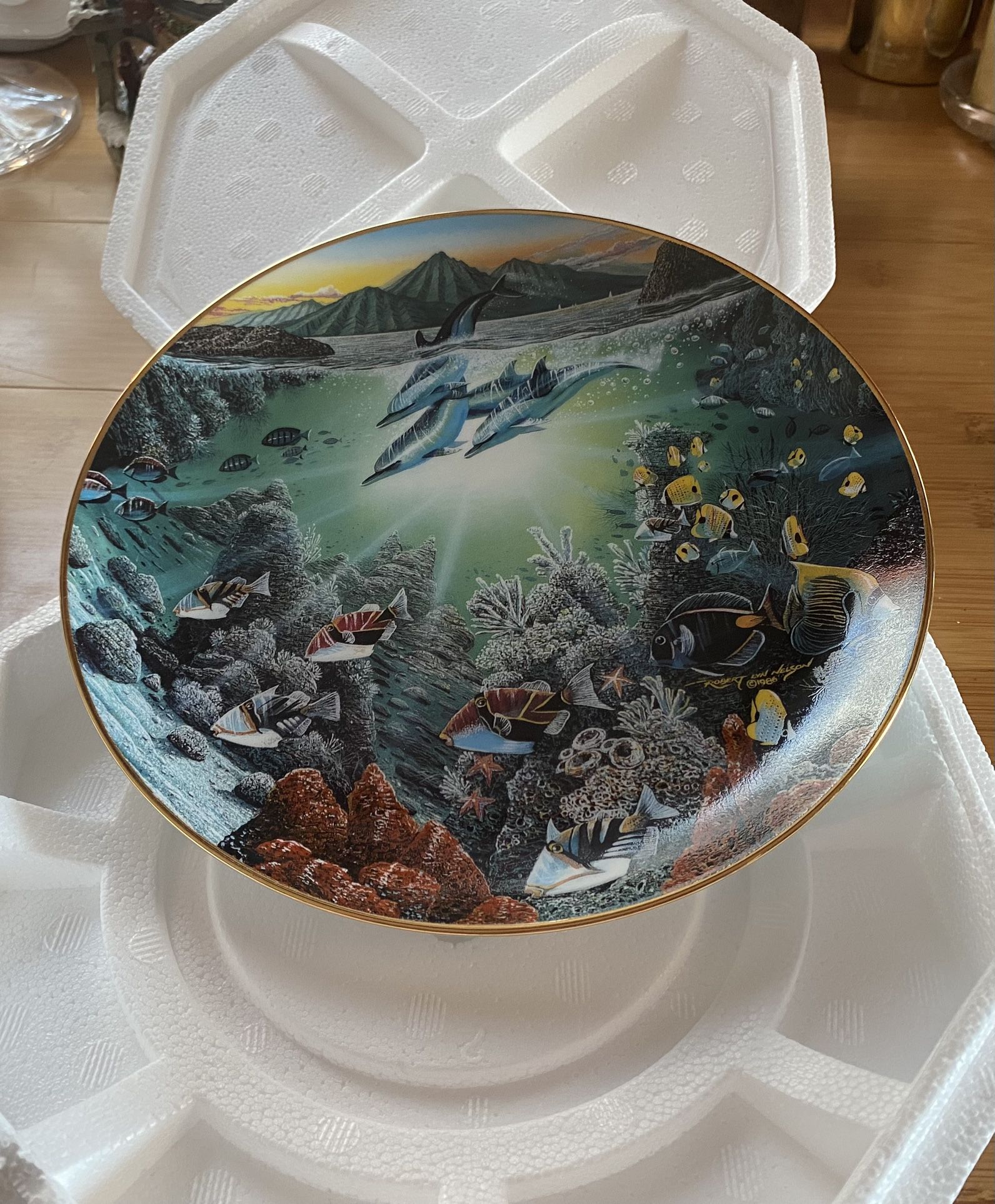Hamilton Collection Seascape Plate
