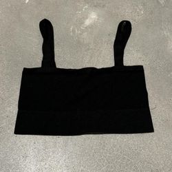 urban outfitters black  crop top 