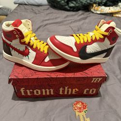 Jordan 1 Rare Red Thorns