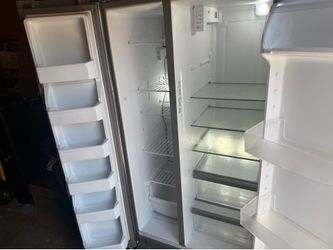 Whirlpool stainless steel side by side refrigerator