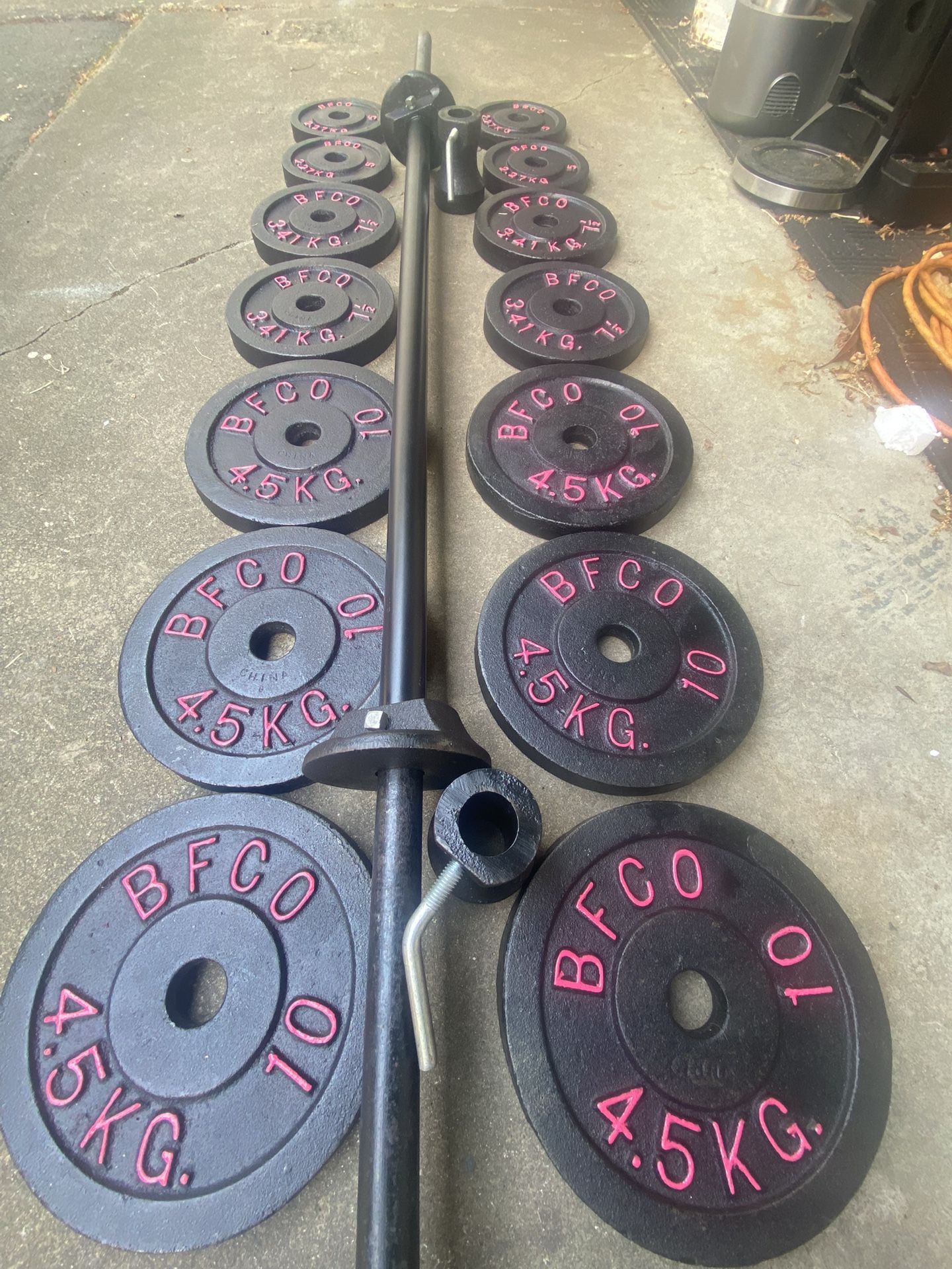 Standard Weight Set 1” Hole