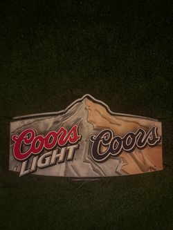 Coors Light & Coors Double-Sided Beer Sign LED
