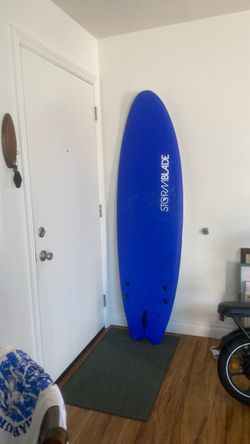 Stormblade soft top surfboard 6’6” swallow tail with fins