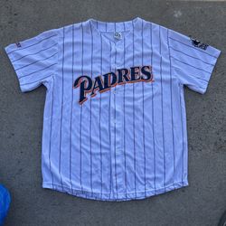 San Diego Padres Home Jersey Men XL Button Striped HOF Hall Of Fame Caminiti #21