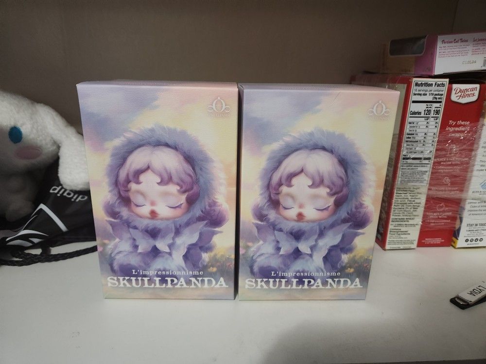 Popmart Skullpanda L'impressionnisme Windflower And Amber