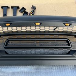 Dodge Ram 1500 Pickup  2013-2018 Black Grill grille