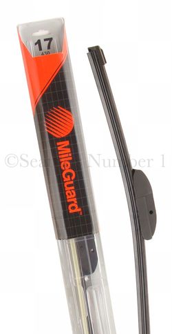 New 17” Frameless Mileguard Windshield Wiper Blade