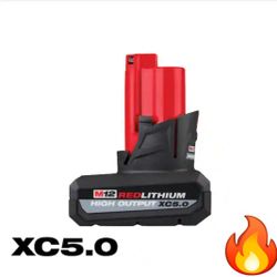 Milwaukee
M12 12-Volt Lithium-Ion XC High Output 5.0 Ah Battery Pack