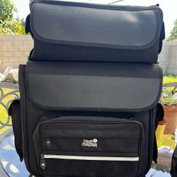 Tour Master Motorcycle Luggage Sissy Bar Bag With Roll Pack 