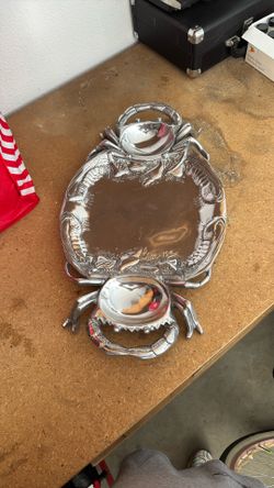 Large Pewter Platter