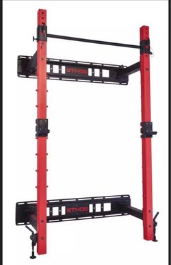New Ethos Folding Wall Rack w safety arms