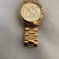 MK Golden Tone Watch