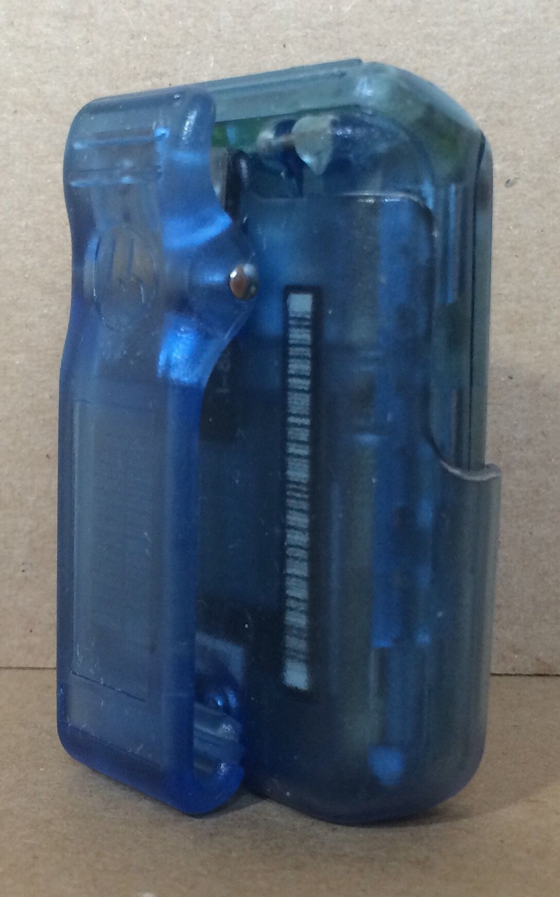 Pager Motorola Wordline Flex Bleu Translucide Vintage - Avec étui - Fonctionnel - Collector Années 90