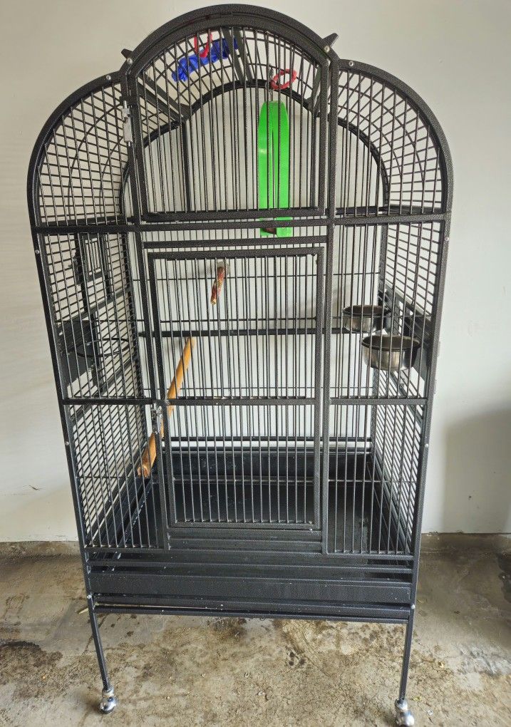 Large Bird Cage 5 Ft Tall: Negotiable Price