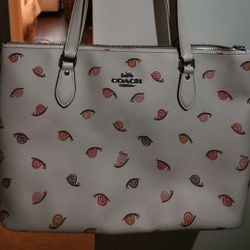Authentic New Coach Tote (Zips)