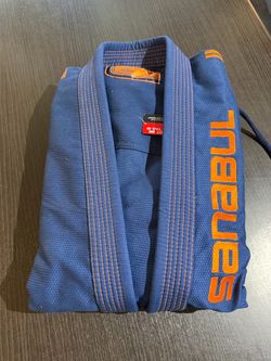 Gi- Kimono NEW Sanabul Core Competition BJJ Gi – Navy/Orange – With Tags