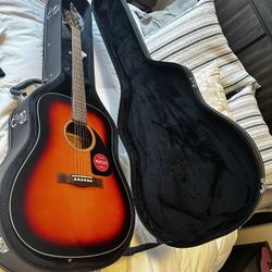 Fender Guitar Hard Case + Stand – $120– Maple Valley