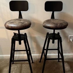 Vintage Industrial Stools 