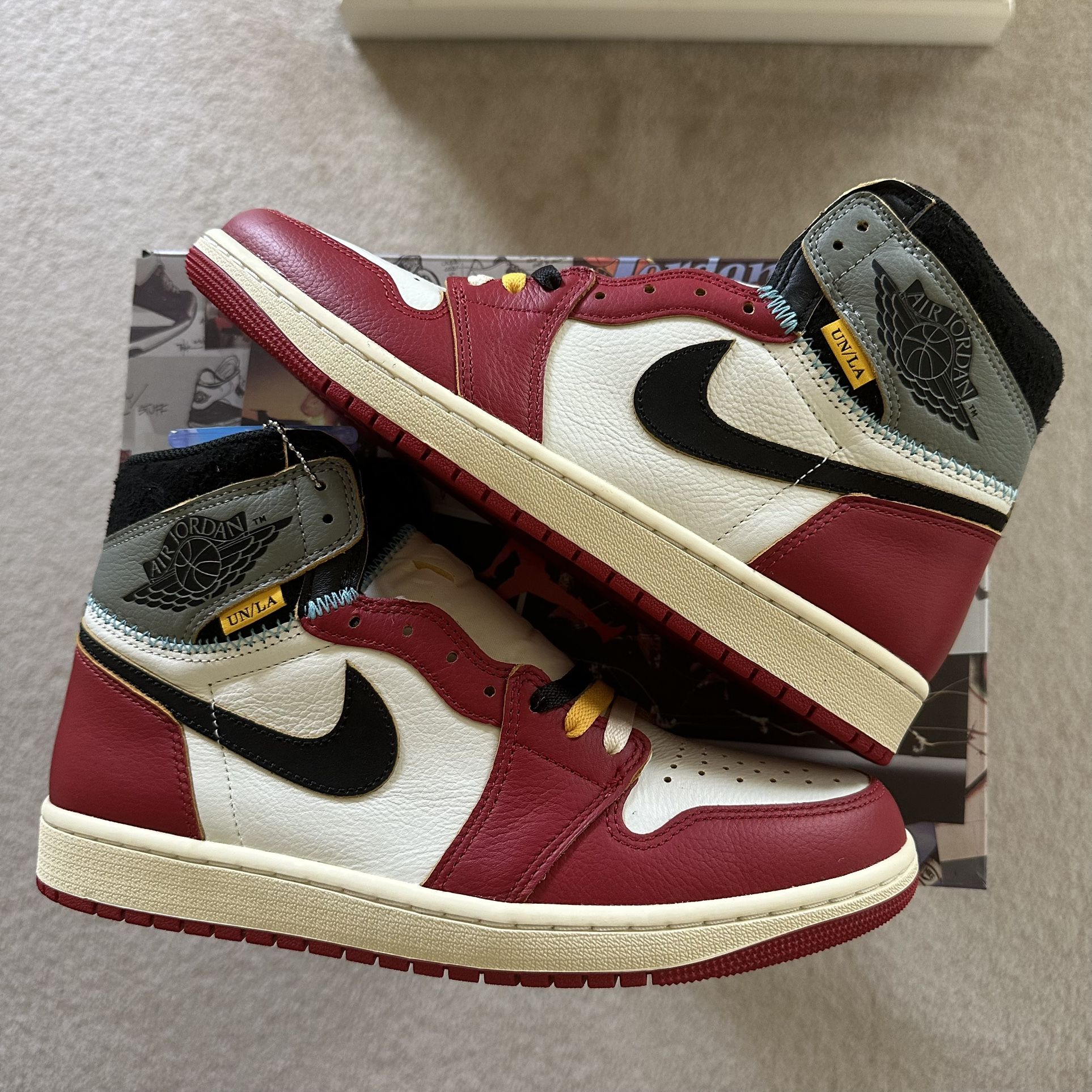 Jordan 1 Union Chicago Shadow Size 10