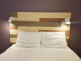 Beautiful headboard, frame and dresser