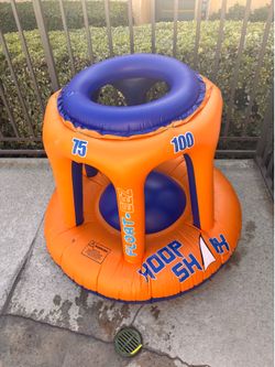 Pool basketball floatie