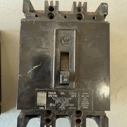 Westinghouse FB3030 Circuit Breaker 3 Pole 30Amp
