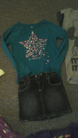 Girls name brand clothing