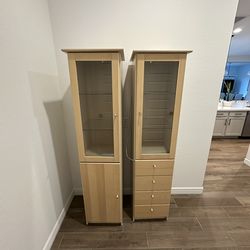 Wooden Display Cabinets