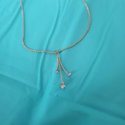 Dainty Bursting Crystal Pendant Necklace 