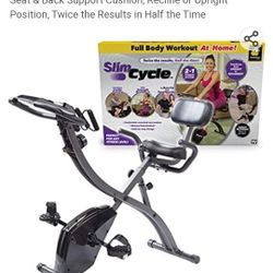 Brand New Slim Cycle Exercise Bike