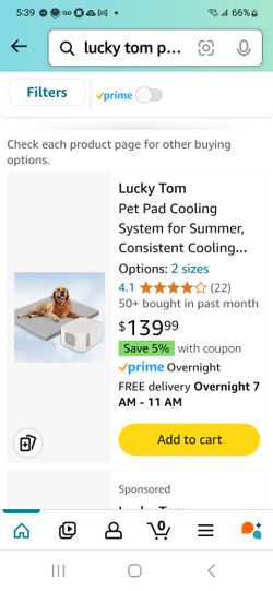 Lucky Tom Pet Cooling Pad $70 OBO