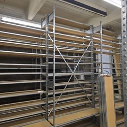 Lozier S Series Commercial HEAVY DUTY Shelving 500lbs Per Shelf 7ft 8ft 10ft 