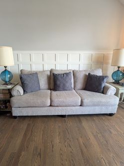 $60 In Good Gently used condition 3 cushion sofa / couch