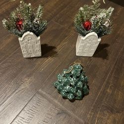 3 PC Christmas Decorations Set