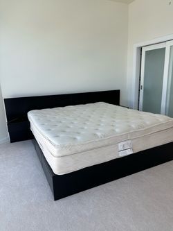 King Size Bed Frame & Mattress