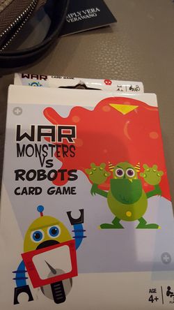 War monsters VS Robots card game