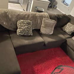 Brown Sectional Couch