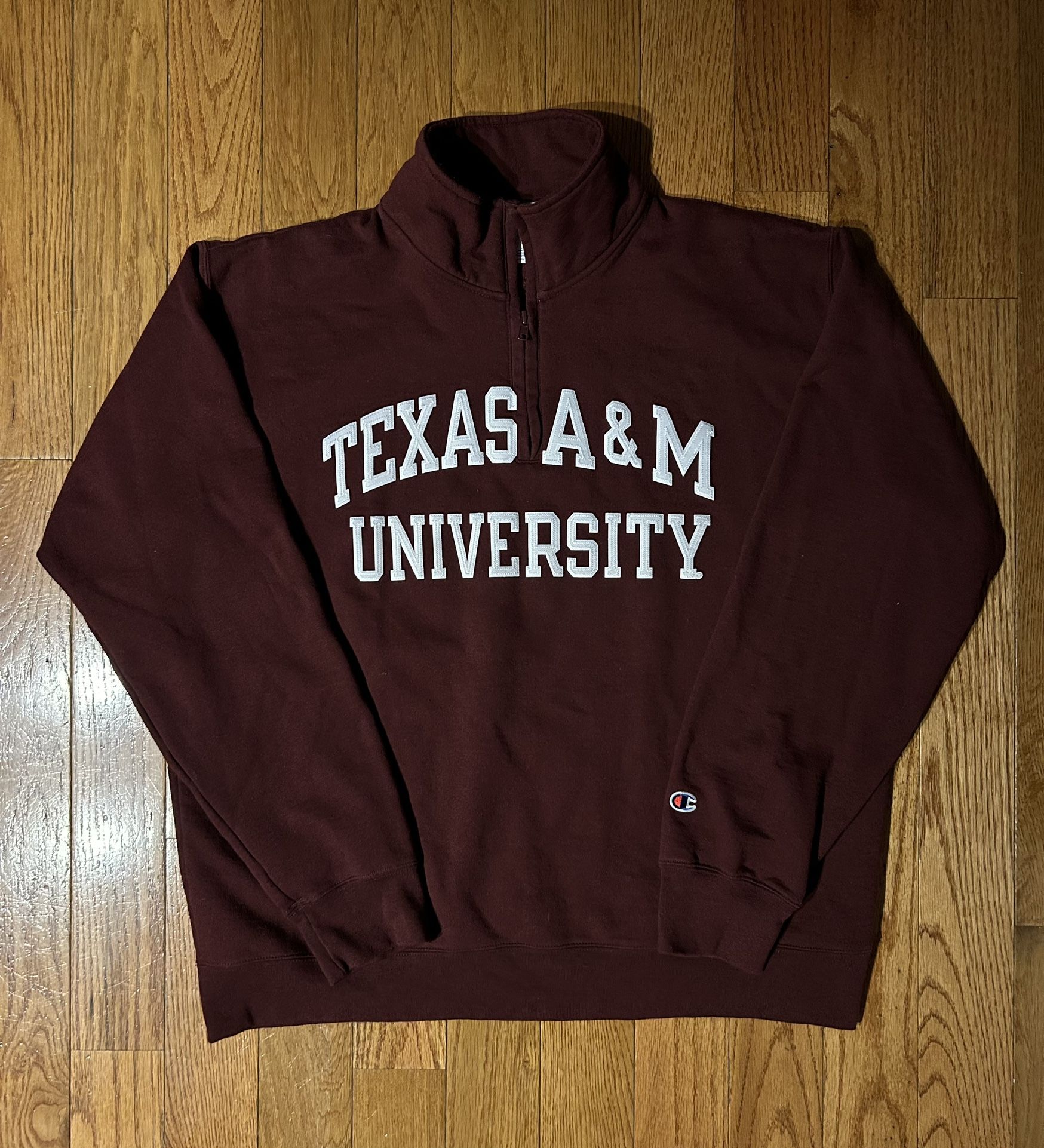 Texas A&M University Champion 1/4 Zip Size XL