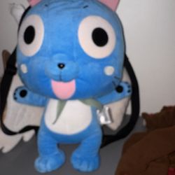 Fairy Tail Happy Plush Backpack Large Funimation Anime Plush
