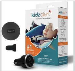 Car Seat Sensor Alarm, 1 Alarm + 1 Sensor