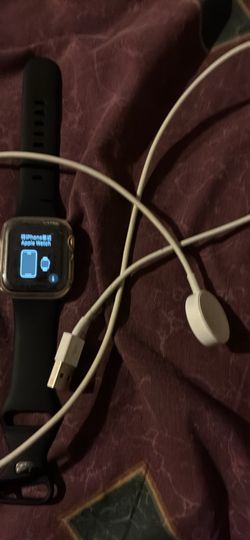 Apple Watch with Black Sport Band