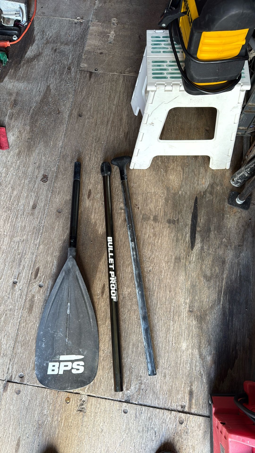 BPS surf, bulletproof. Three piece paddleboard.