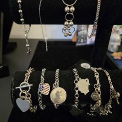 Sterling Silver Charm Bracelets Varies Prices