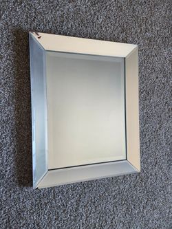 Wall Mirror with Mirrored Frame 20"x16"x1"