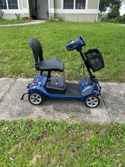 Hoverfly T4 Mobility Scooter for Seniors, Max 12.4-Mile Range & 3.7 mph, 3-Position Seat & Anti-slip Rear Wheel, Removed Battery&Quick Fold Design, So