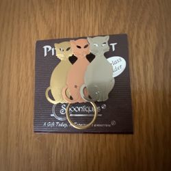 Cats Eyeglass Holder Pin