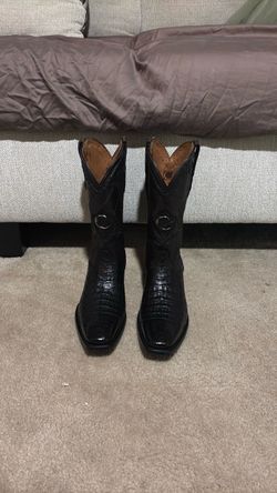 Cuadra western boots cayman skin black price is happily negotiable