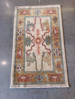 Handmade Turkish Oushak Rug – $260