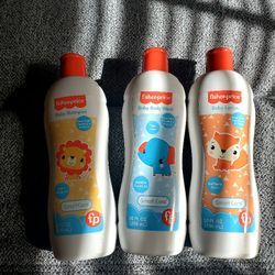 Brand NEW FISHER-PRICE Baby Wash/Shampoo/Lotion SET OF (3)👶🏽